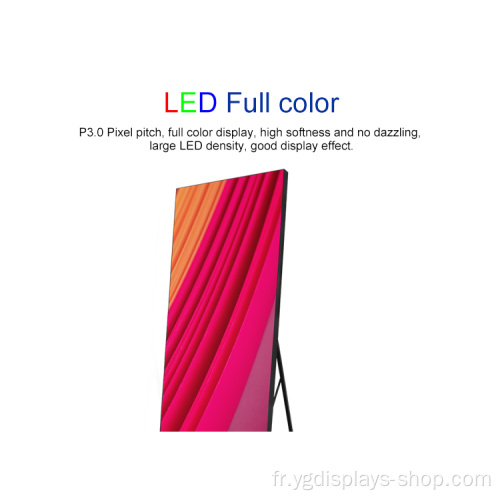 affichage mené P3 LED Banner Stand LED Banner